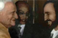 En Nueva Delhi con el presidente de la India V. V. Giri (1987)