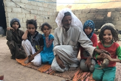 Un grupo de niños de Santa Catalina (Egipto, Sinaí)